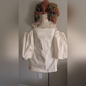 Elegant Off-Shoulder Cream‎ Dress